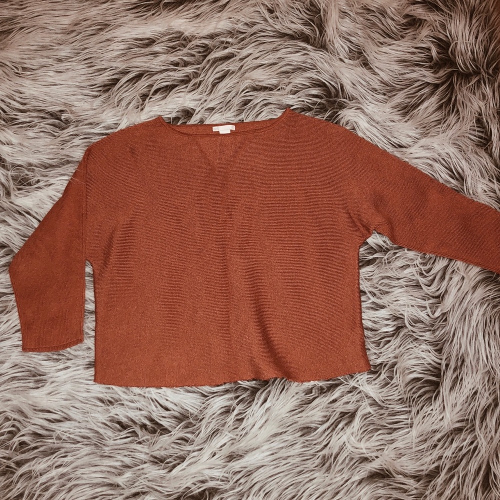 Burnt Orange Sweat Shirt